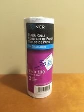 Genuine NCR Paper Rolls For Calculators 2 1/4" X 130' (3 Pack)