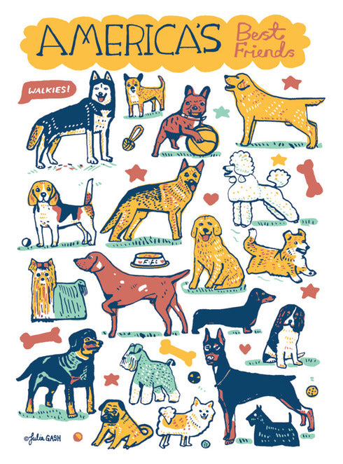 Dogs - America's Best Friends Card [3114BL]