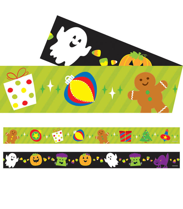 Halloween/Holiday Straight Bulletin Board Borders