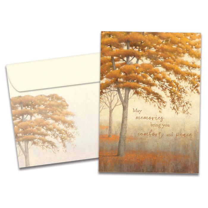Autumn Memories Sympathy Greeting Card [22219]