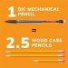 BIC Mechanical Pencils, Xtra Life, 0.7 mm, Black Barrel, Pack Of 12