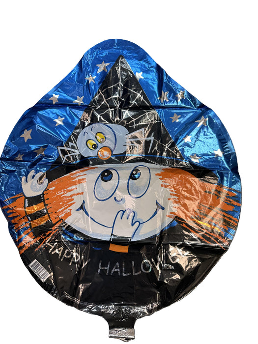 Cute Halloween Witch Jr. Shape 18 Inch Foil Mylar Balloon [36806]