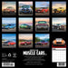 American Muscle Cars 12" x 12" 2026 Wall Calendar