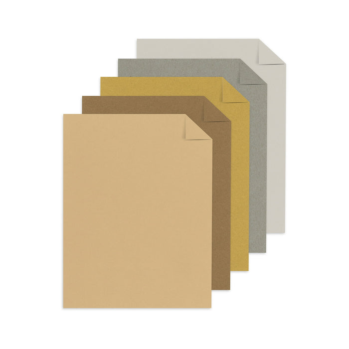 Astrobrights Cardstock, 8.5" x 11", 65 lb./176 Gsm, Natural Assortment, 50 Sheets [99316]