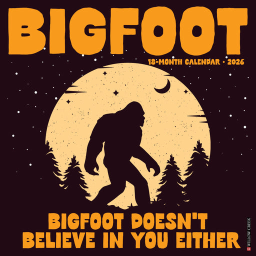 Bigfoot 12" x 12" 2026 Wall Calendar