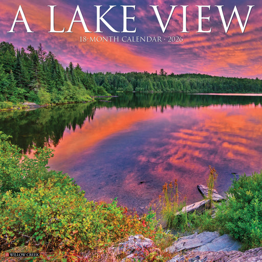 Lake View 2026 12" x 12" Wall Calendar