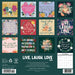 Live, Laugh, Love 2026 12" x 12" Wall Calendar