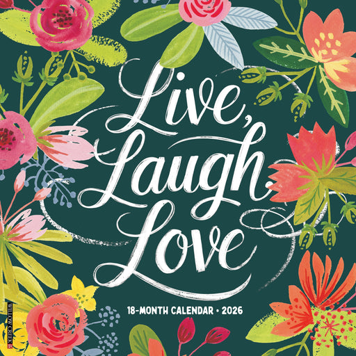 Live, Laugh, Love 2026 12" x 12" Wall Calendar