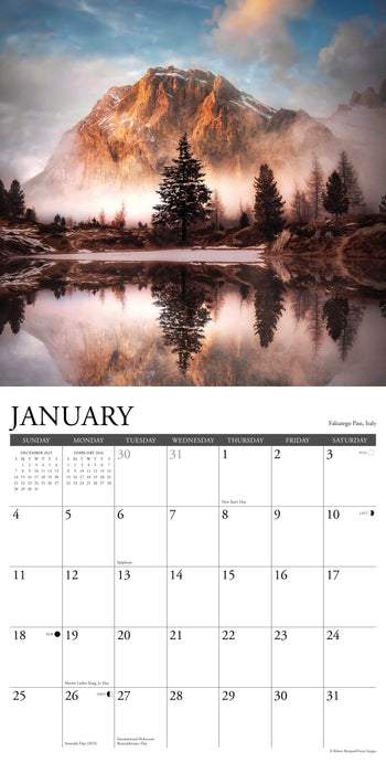 Mountain View 2026 12" x 12" Wall Calendar