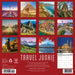 Travel Junkie 2026 12" x 12" Wall Calendar