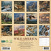 Wild America 12" x 12" 2026 Wall Calendar