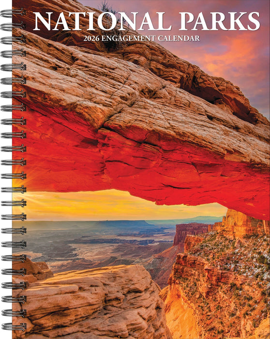 National Parks 2026 6.5" x 8.5" Engagement Calendar