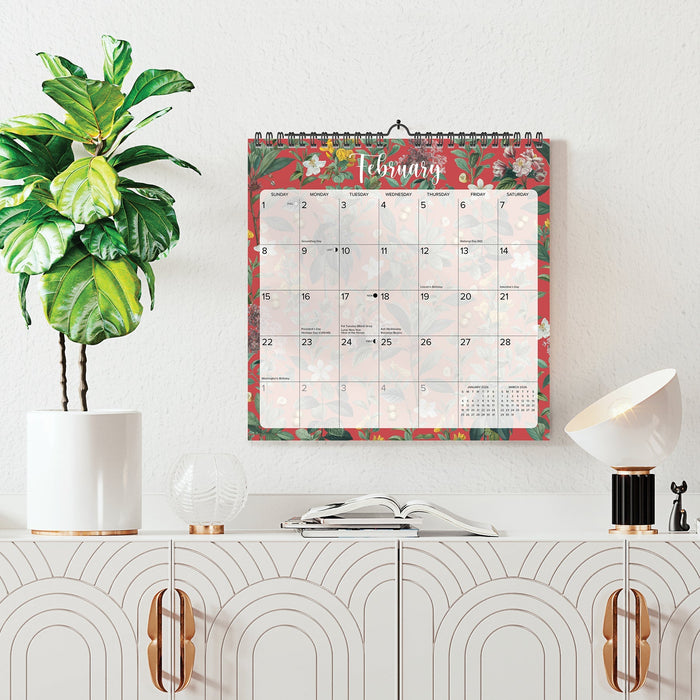 Botanical Nature 2026 12" x 12" Spiral Wall Calendar