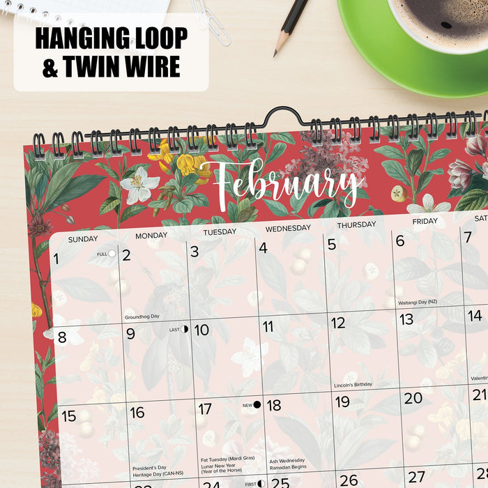 Botanical Nature 2026 12" x 12" Spiral Wall Calendar