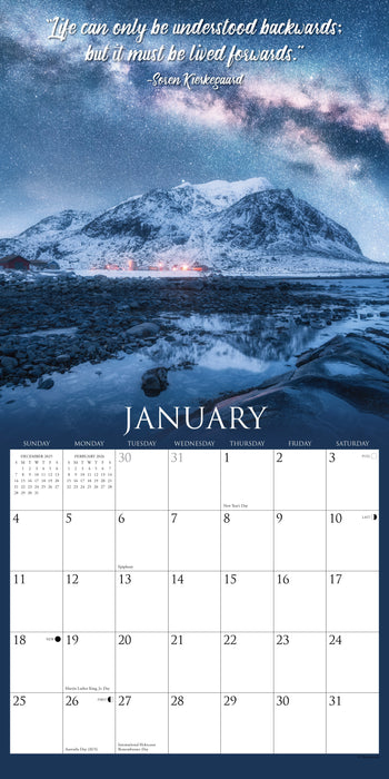 Inner Reflections 2026 12" x 12" Wall Calendar