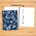 Bluesy Floral 2026 6.5" x 8.5" Weekly Monthly Softcover Planner