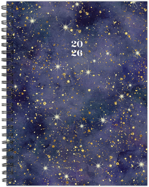 Starry Night 2026 6.5" x 8.5" Weekly Monthly Softcover Planner