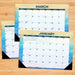 Beaches 2026 17" x 12" Small Monthly Desk Pad