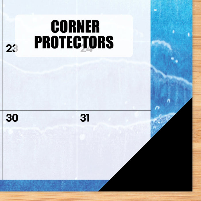 Beaches 2026 17" x 12" Small Monthly Desk Pad
