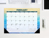 Beaches 2026 17" x 12" Small Monthly Desk Pad