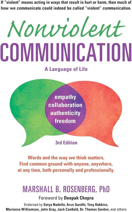 Nonviolent Communication: A Language of Life: Life-Changing Tools for Healthy Relationships 