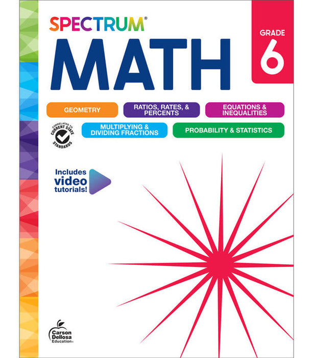 SPECTRUM MATH BOOK GRADE 6 [CD705505]