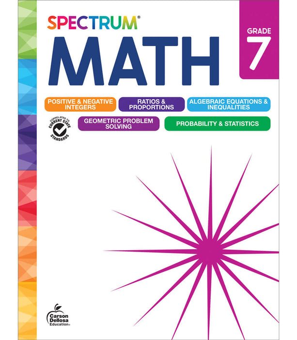 Spectrum Math Workbook Grade 7 Paperback