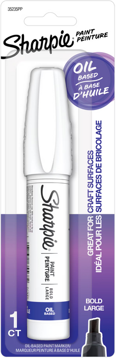 Sharpie Oil-Based Paint Markers Bold Marker Point - White Oil Based Ink [35235PP]