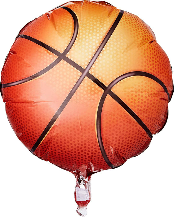 Qualatex Basketball 18 Inch Foil Mylar Balloon [21643]
