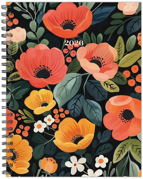 Poppy Plans 2026 8.5 X 11 Weekly Monthly Softcover Planner