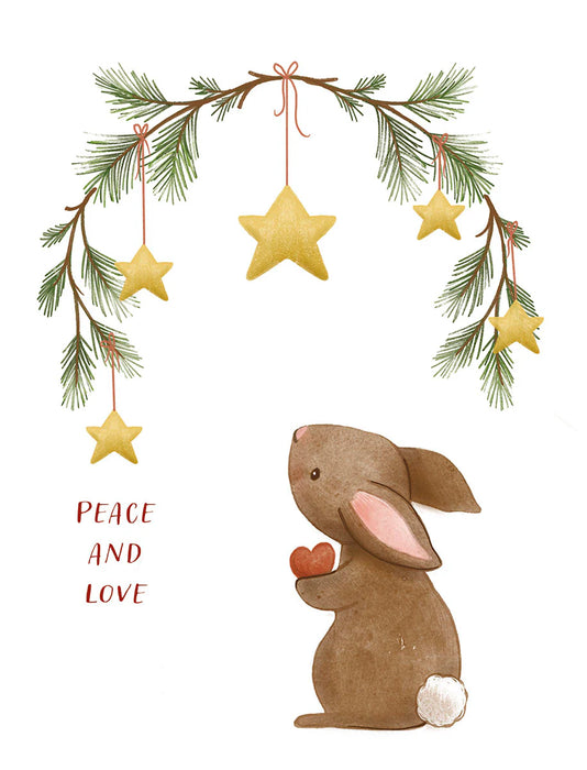 Peace and Love Christmas Note Cards 8 Pack [COT93451]