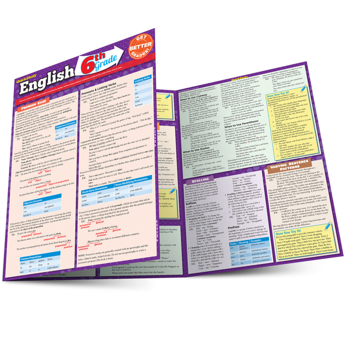 QuickStudy | ENGLISH 6TH GRADE [224990]