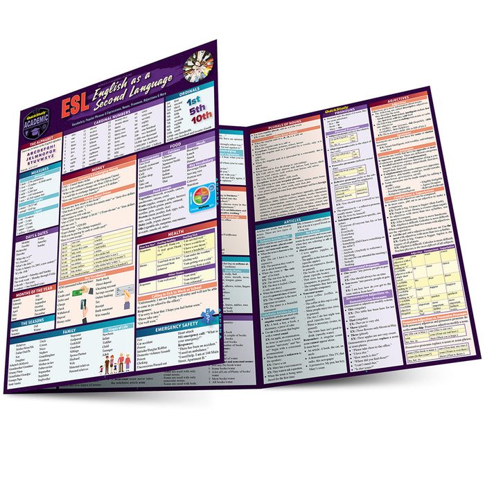 QuickStudy | ESL ENGLISH AS A SECOND LANGUAGE [238669]