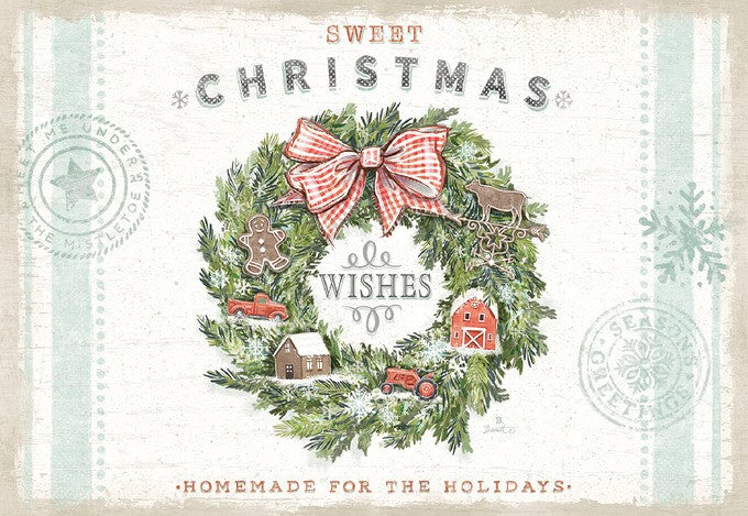 SWEET CHRISTMAS WISHES Christmas Greeting Card [CCC47086801]