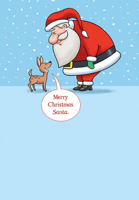Merry Christmas Santa Christmas Greeting Card [CMC46051701]