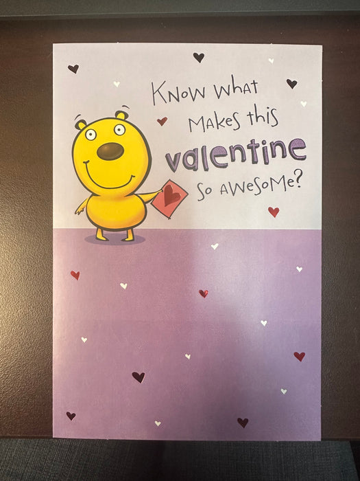 Awesome Valentine's Day Greeting Card [VVT5203]