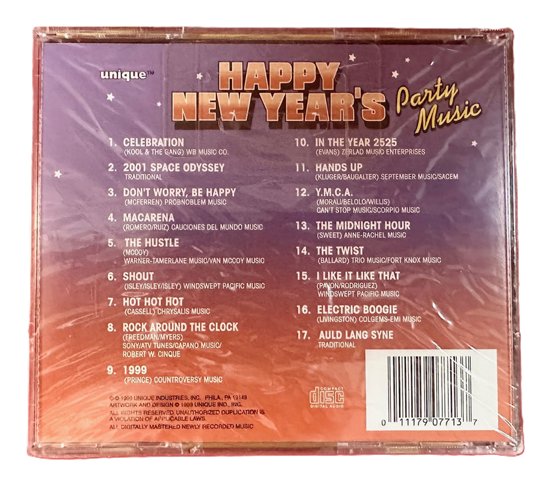 New Year's Eve Music CD [7713]