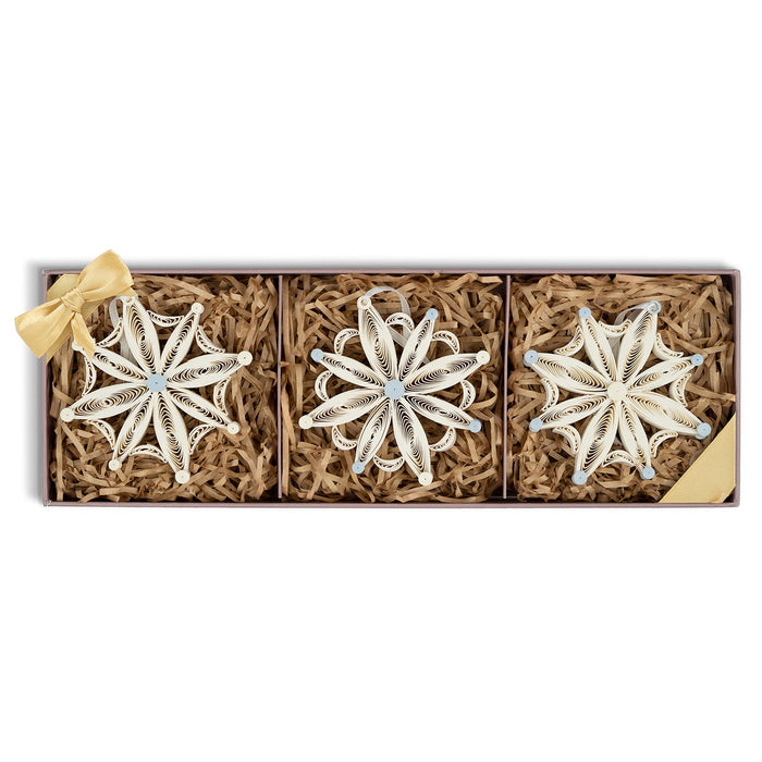 Quilled Snowflake Ornaments Box Set