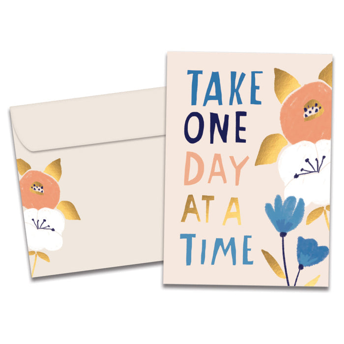 One Day At A Time Get Well Greeting Card [19999]