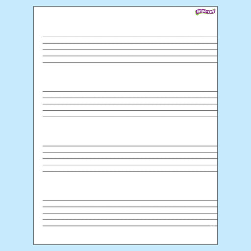 Music Staff Paper Wipe-Off® Chart