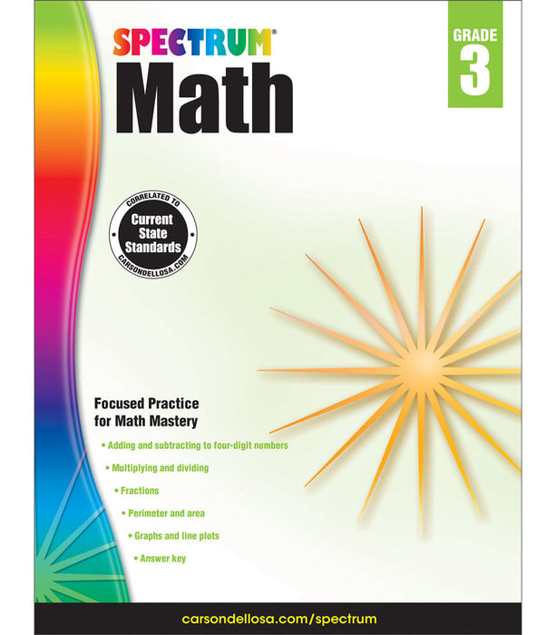 SPECTRUM MATH BOOK GRADE 3 [CD704563]