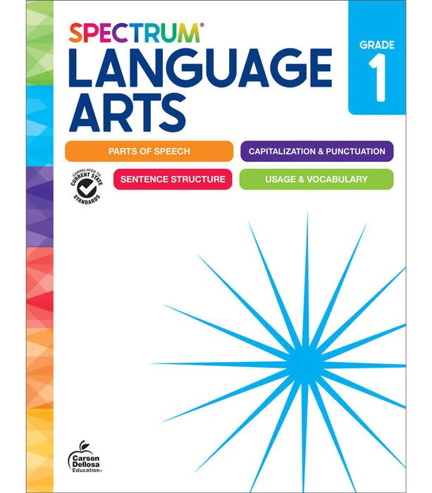 New Spectrum Language Arts Workbook Grade 1 Paperback [CD705491]
