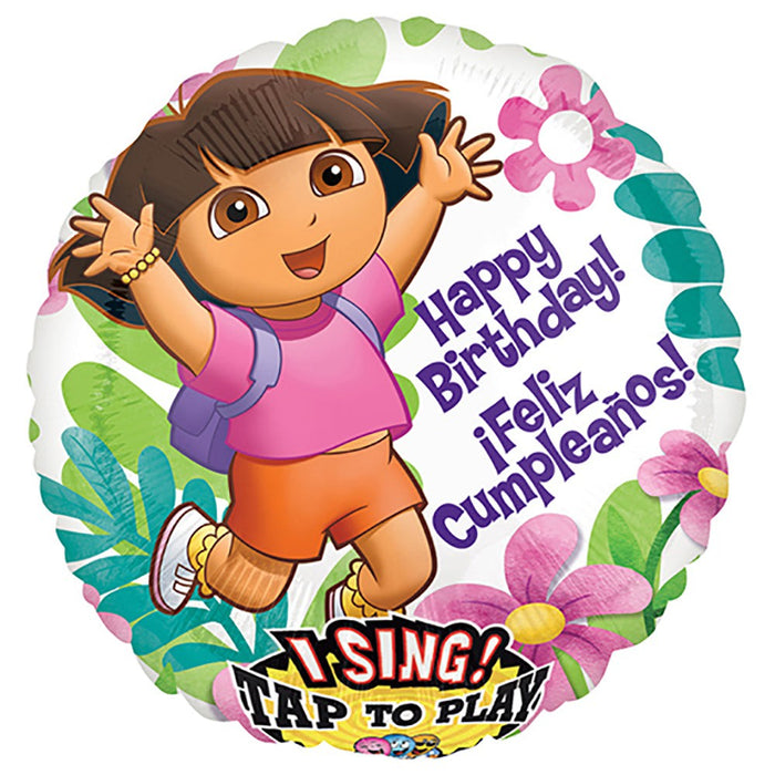 28 inch DORA BIRTHDAY/ CUMPLEANOS SING-A-TUNE