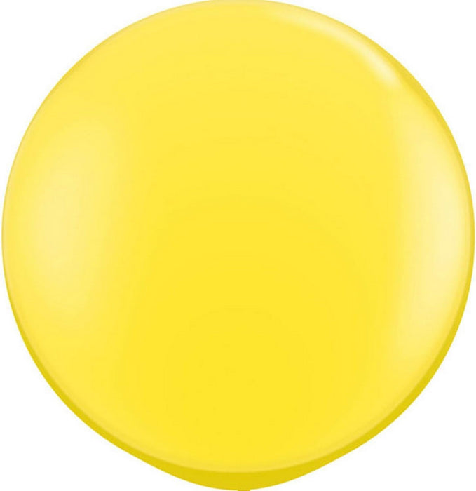 Qualatex Yellow 36 Inch Latex Balloons 2 Pack [42690]
