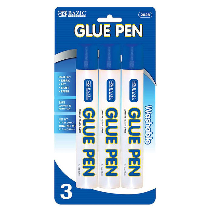 BAZIC 1.7 FL OZ (50 mL) Glue Pen (2/Pack) [2028]