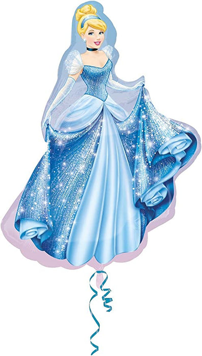 Cinderella Shaped Balloon Jumbo 33 Inch Mylar Balloon [24814]