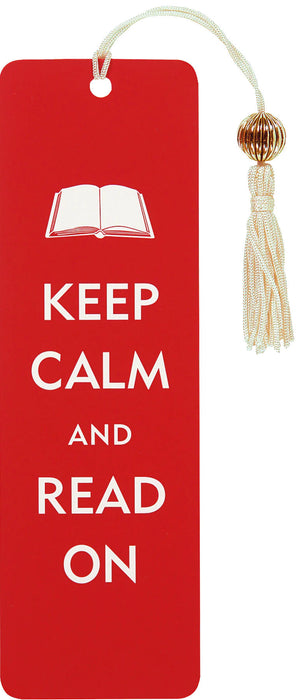 Keep Calm and Read On Beaded Bookmark [9781441313300]