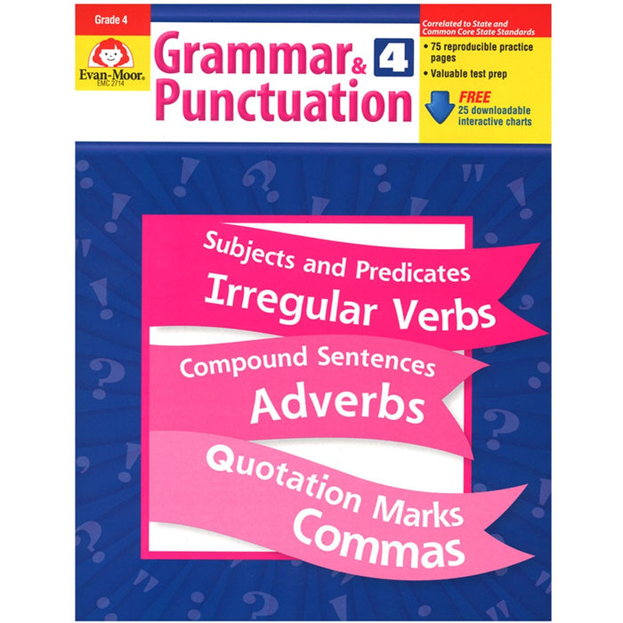 GRAMMAR & PUNCTUATION, GRADE 4 [EMC2714]
