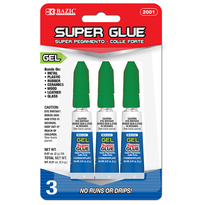 BAZIC Super Glue Gel 0.07 (2g) (3-pack) [2001]