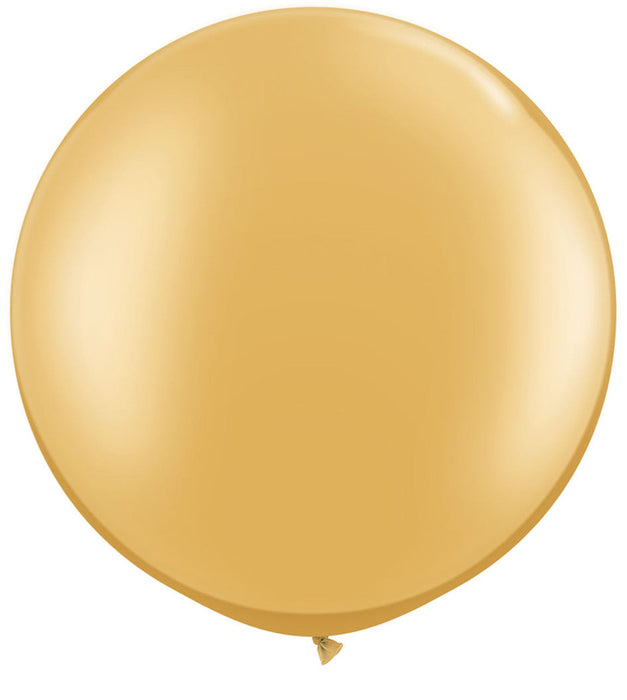 Sempertex 36 Inch Metallic Gold Latex Balloons  2 Count [56082P2]
